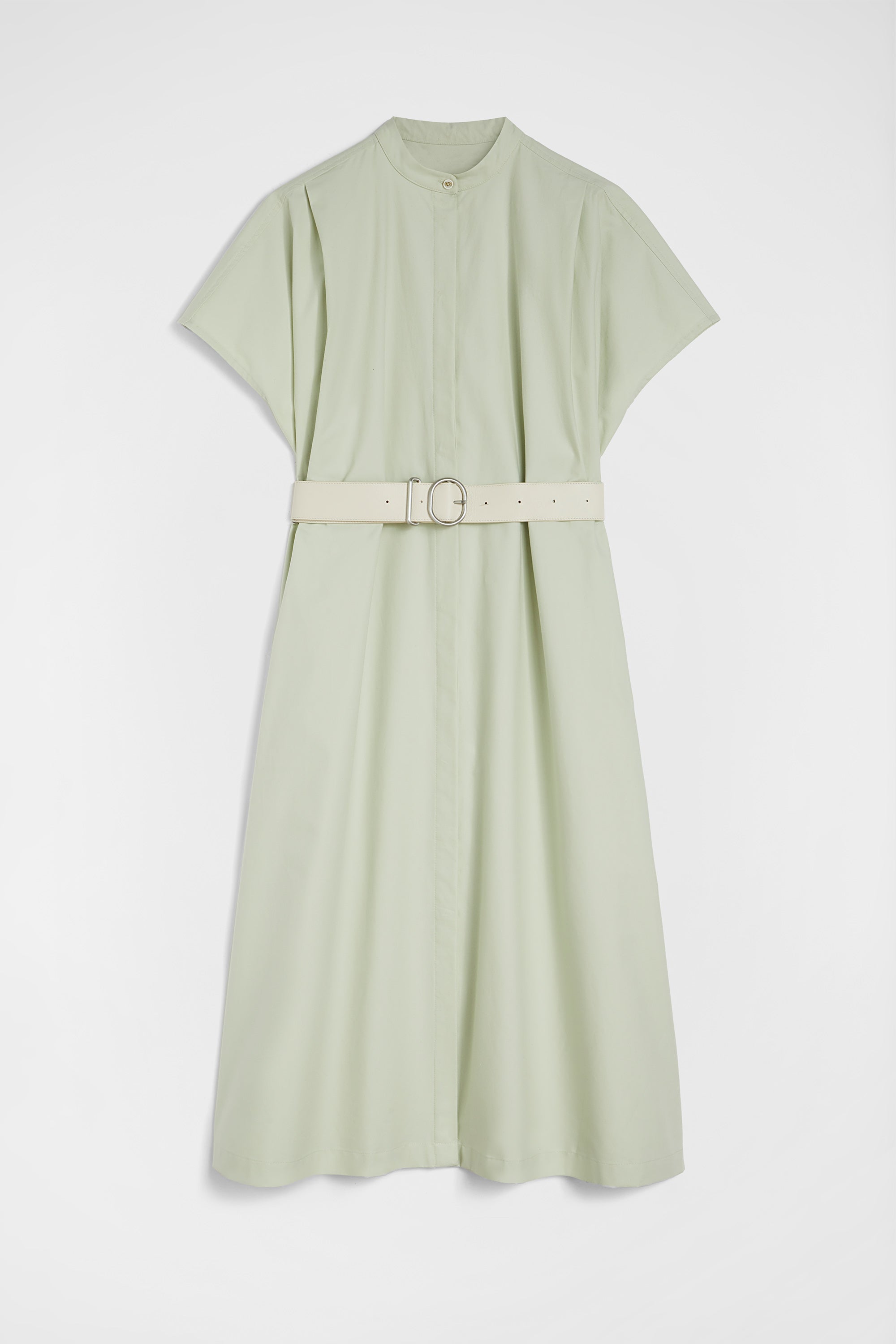jil sander cotton belted dress for women