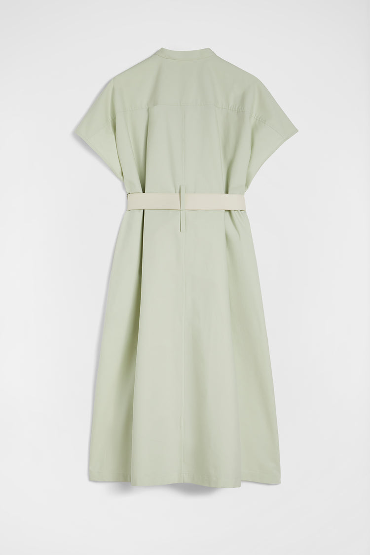 jil sander cotton belted dress for women