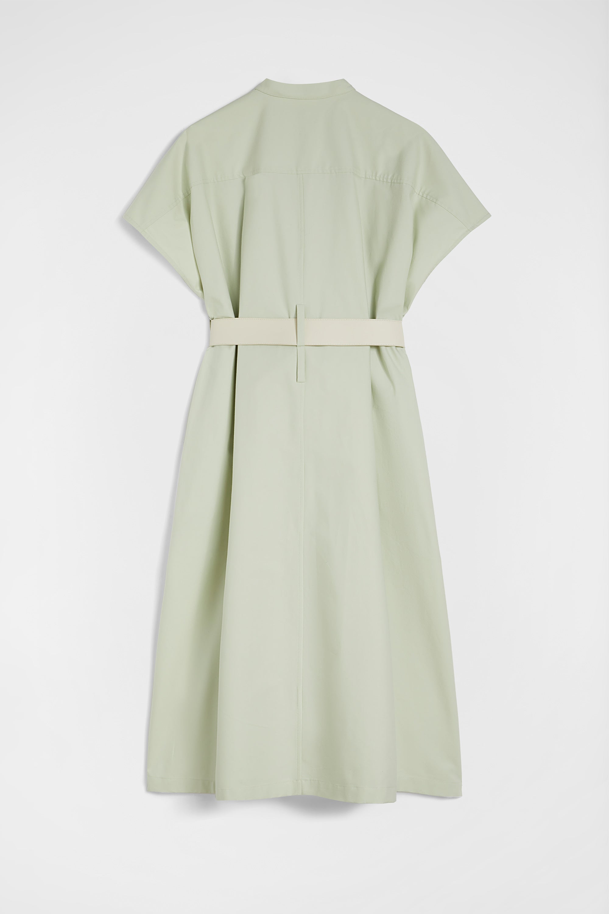 jil sander cotton belted dress for women