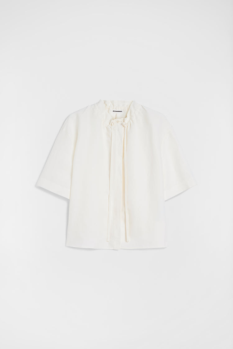 jil sander linen blend shirt for women