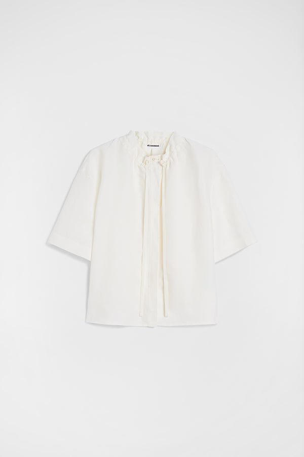 jil sander linen blend shirt for women