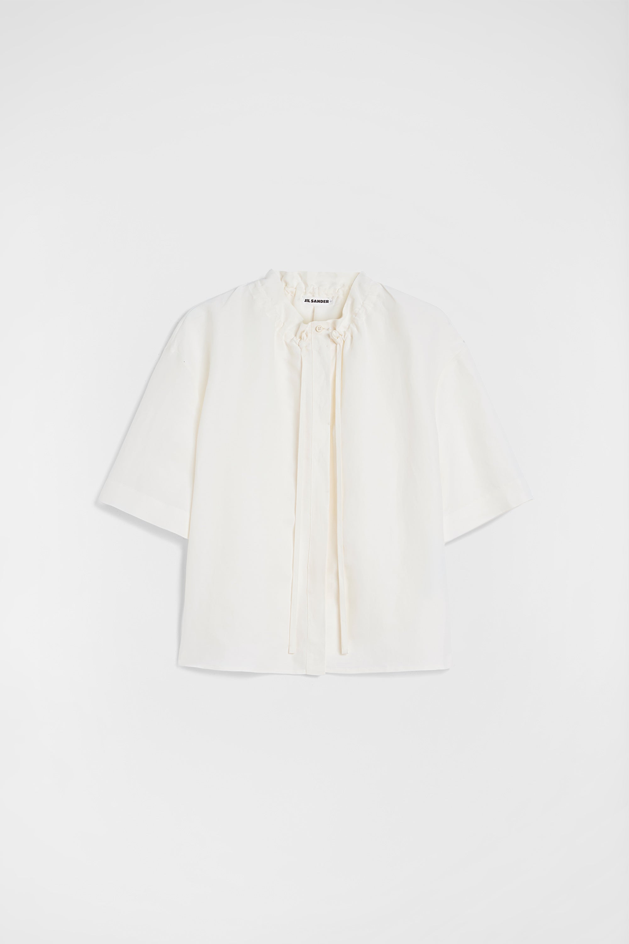 jil sander linen blend shirt for women