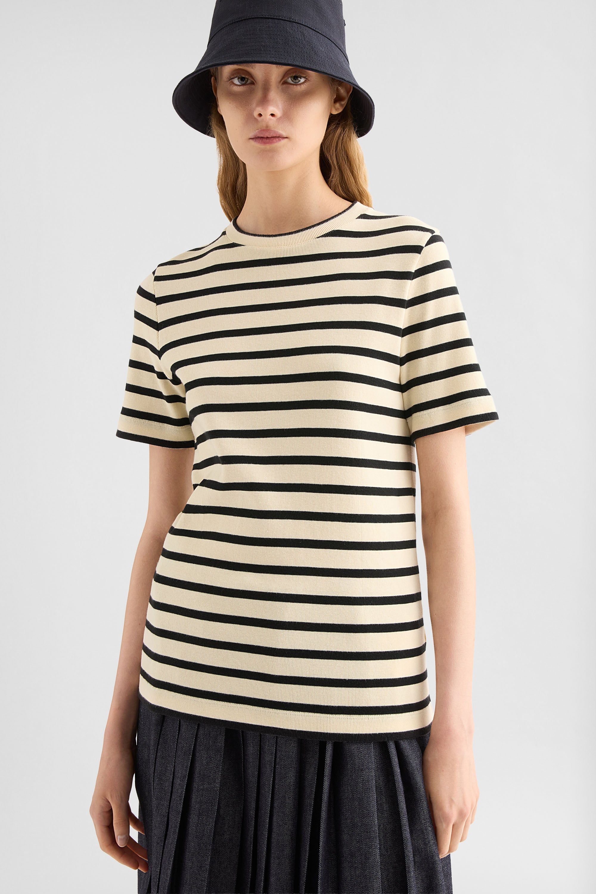 jil sander cotton crew neck t-shirt for women