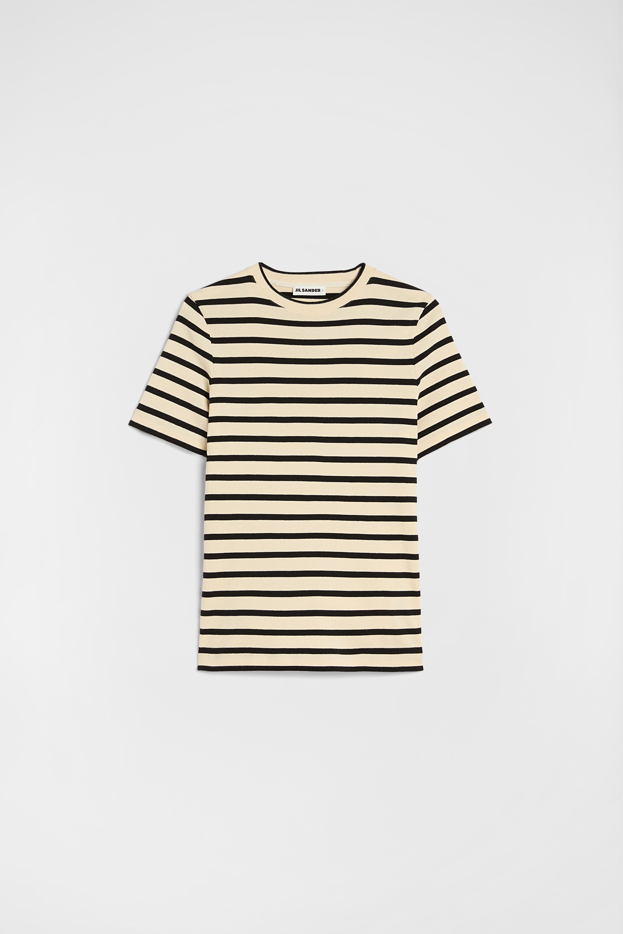 jil sander cotton crew neck t-shirt for women