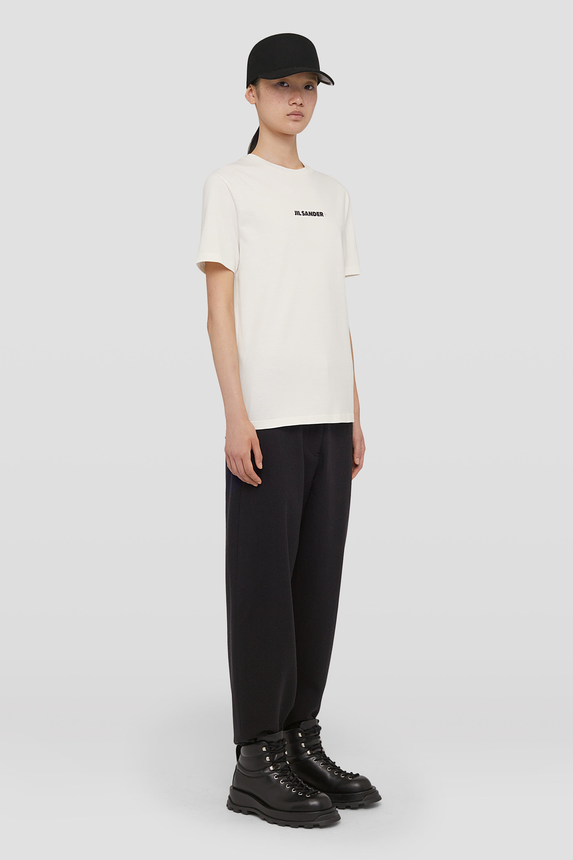 jil sander logo t-shirt for women