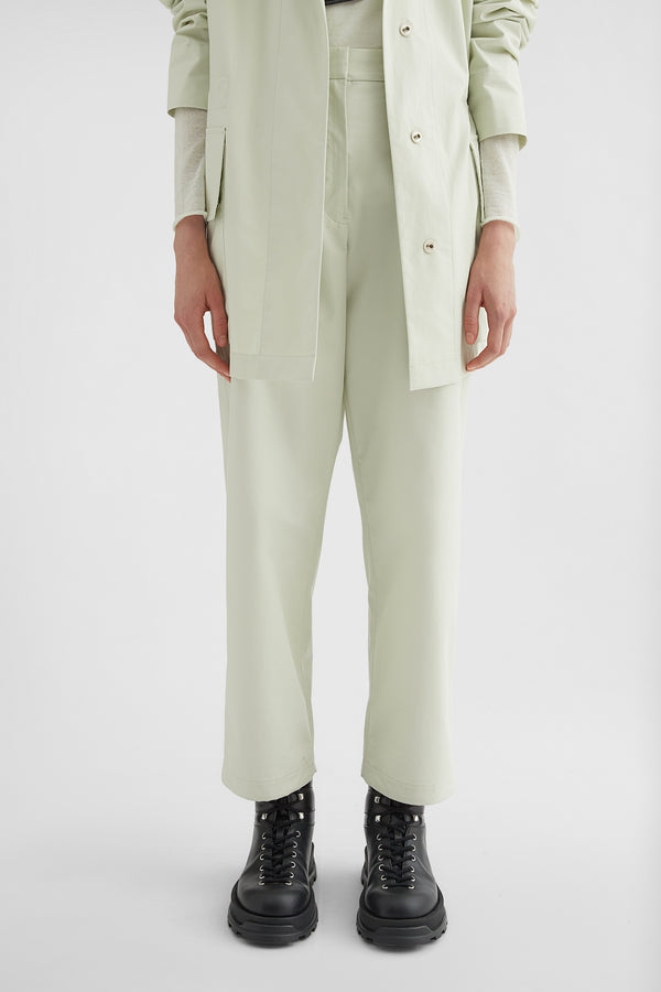 jil sander cotton tapered trousers for women