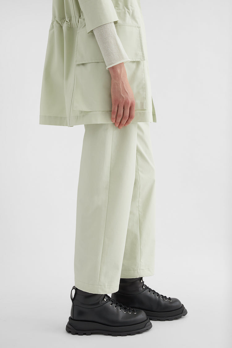 jil sander cotton tapered trousers for women