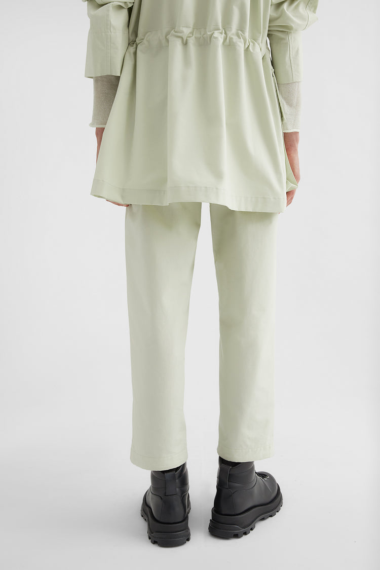 jil sander cotton tapered trousers for women