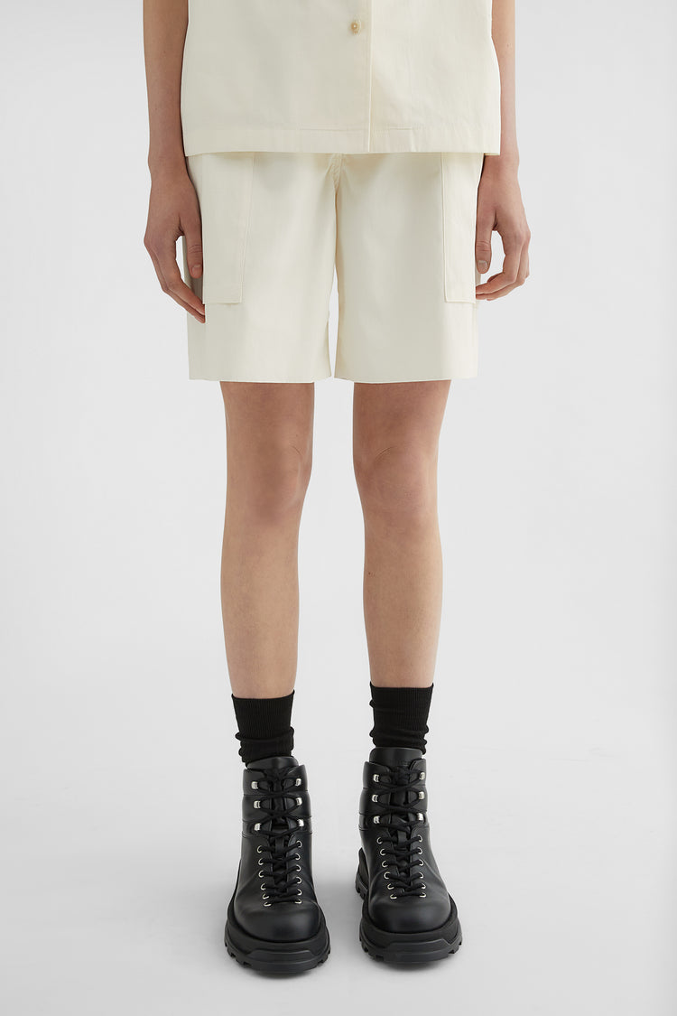 Cotton Poplin Shorts