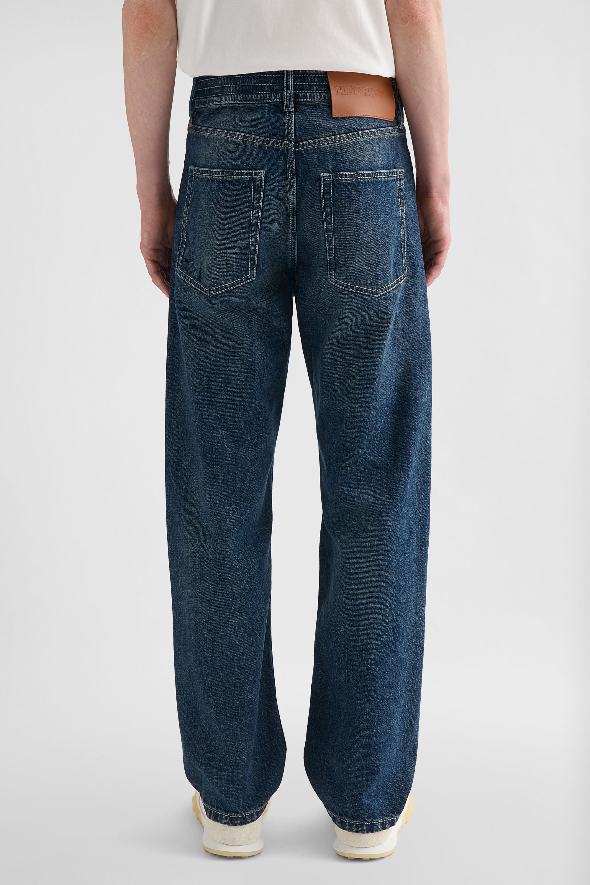 jil sander regular denim trousers for men