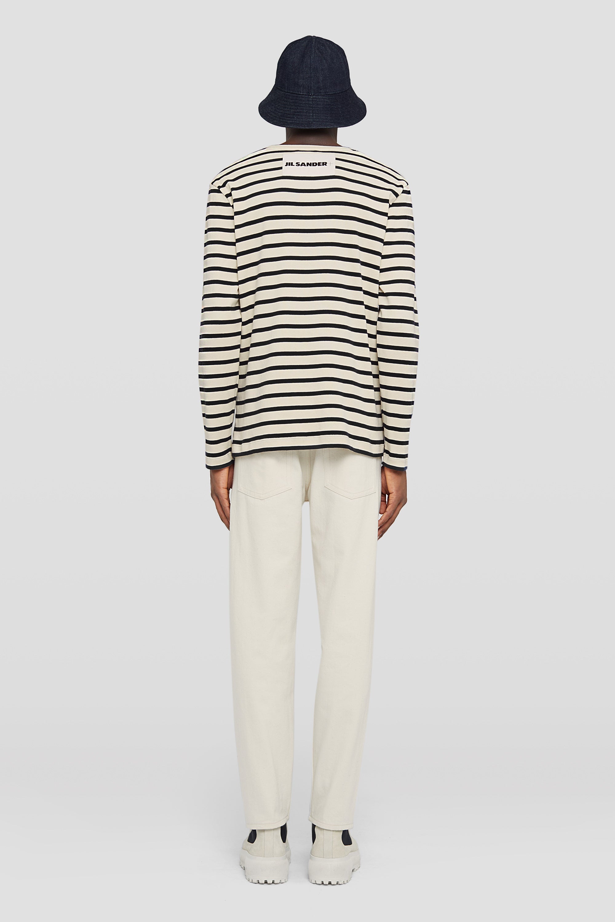 jil sander cotton crew neck t-shirt for men