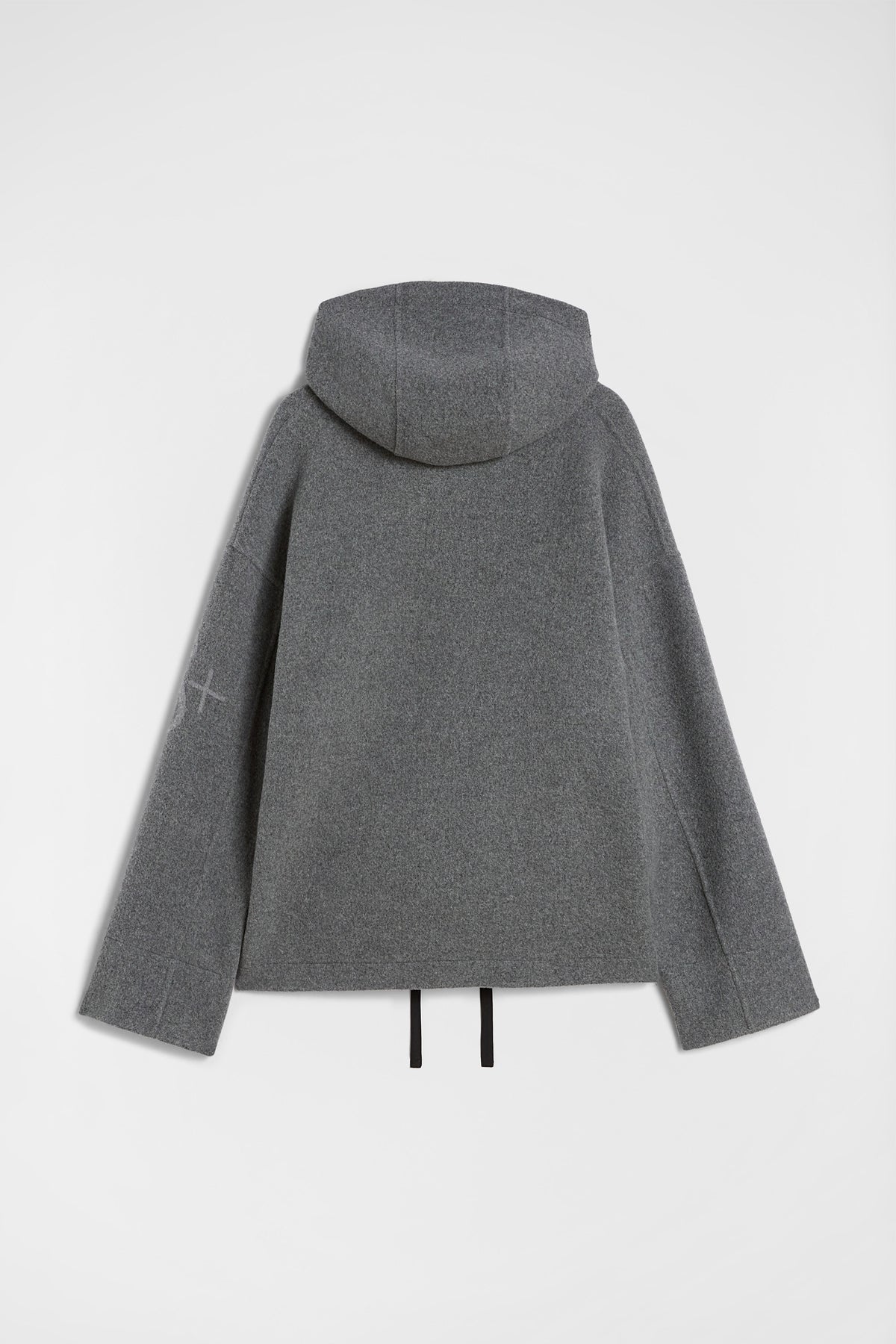 jil sander felt wool hooded blouson for men
