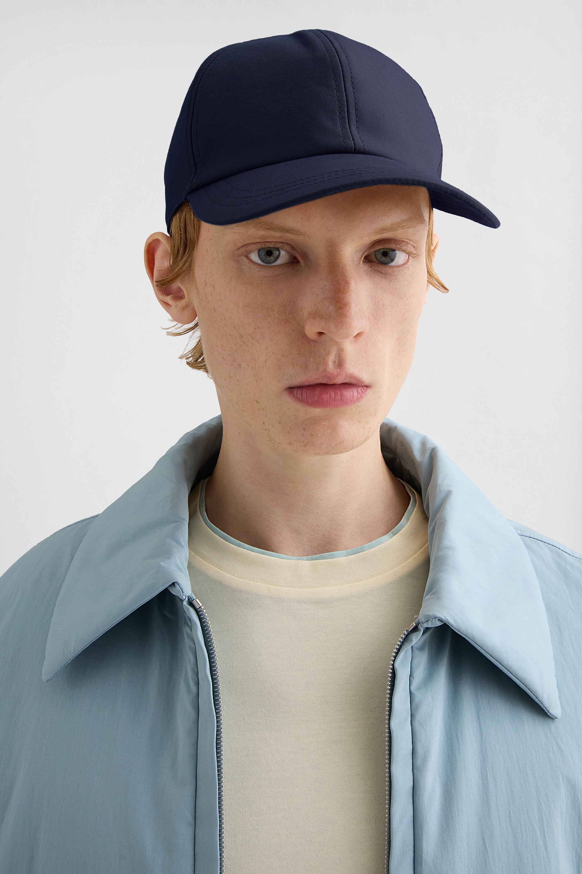 jil sander textured cotton hat for men