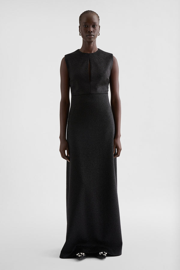 Lurex Jersey Evening Dress