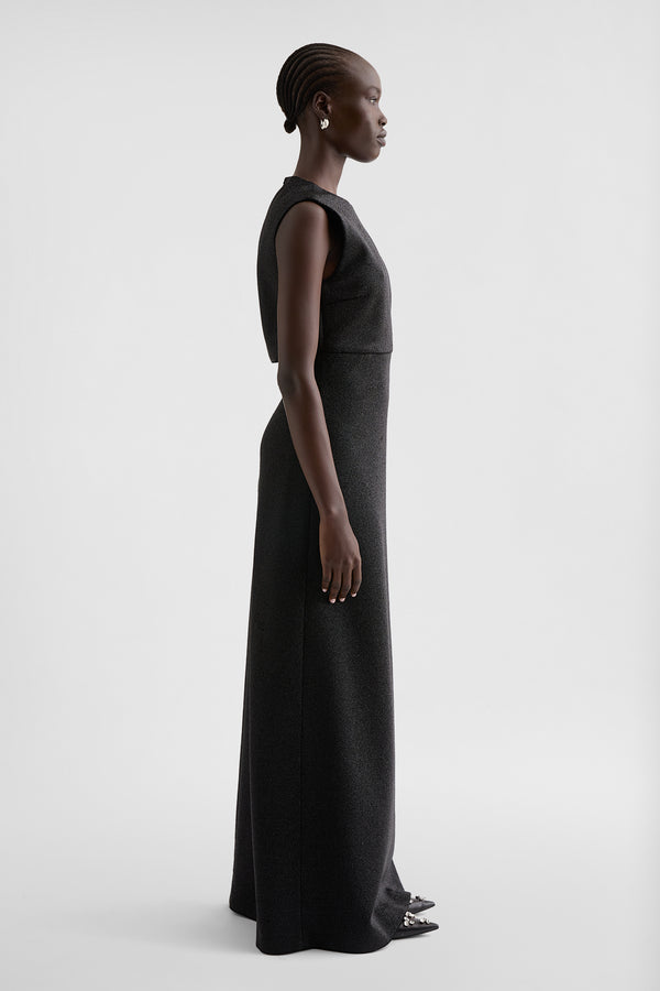 Lurex Jersey Evening Dress