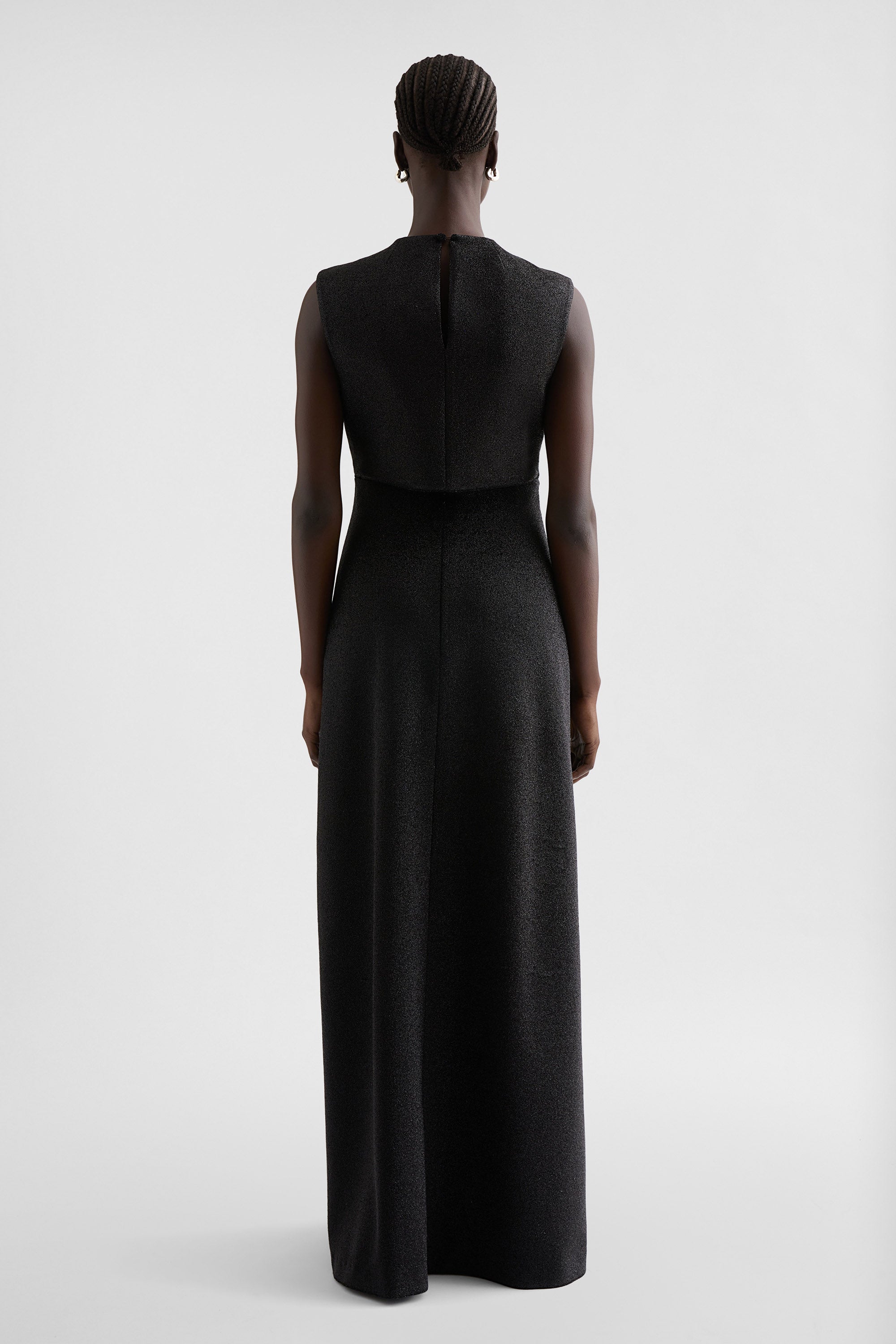 Lurex Jersey Evening Dress