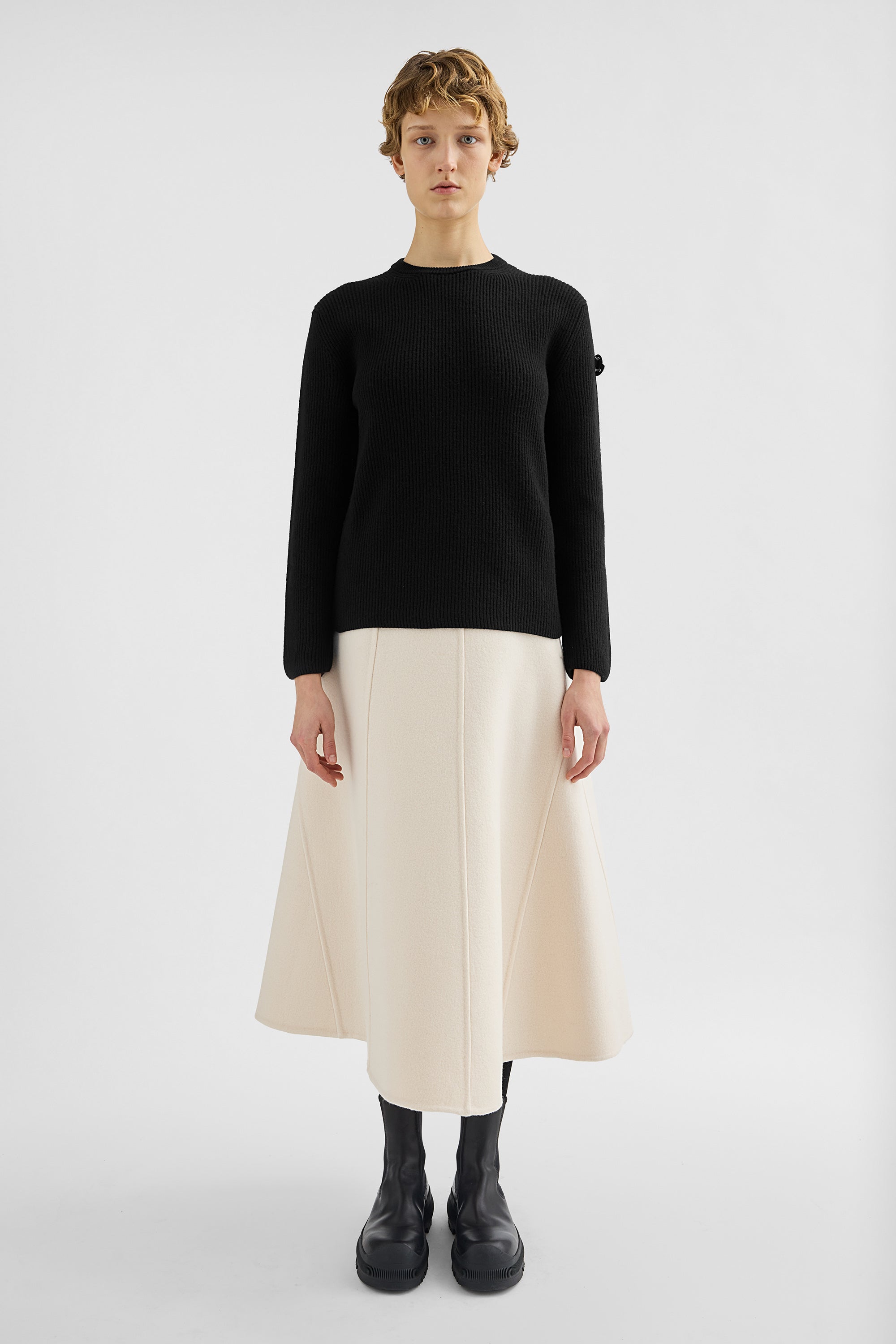 Moncler + Jil Sander Wool Crew-Neck Sweater