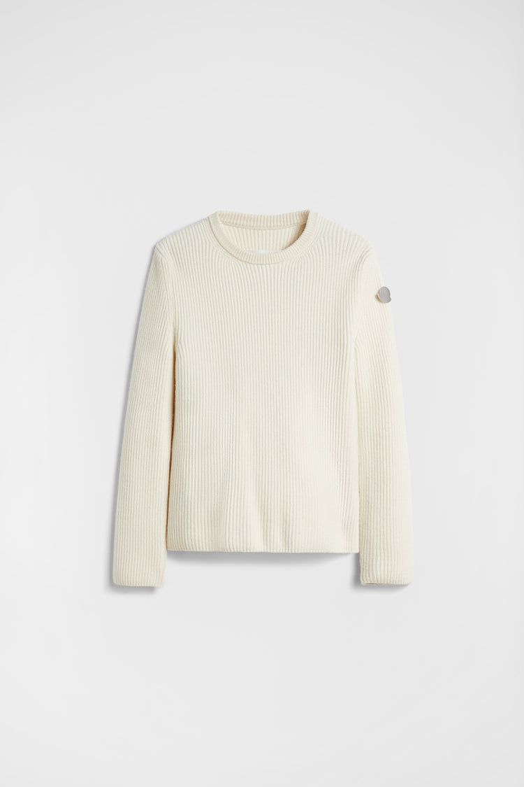 جيل ساندر سترة من الصوف ذات رقبة دائرية من moncler + jil sander لـ النساء