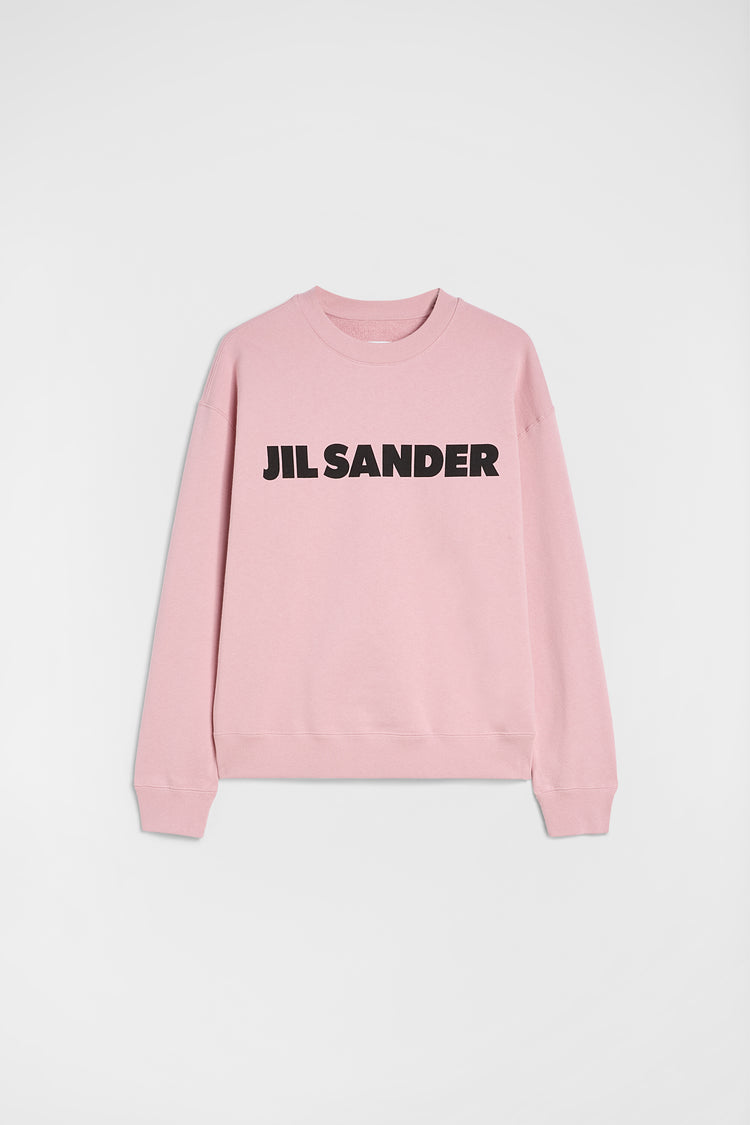 jil sander logo sweatshirt for women