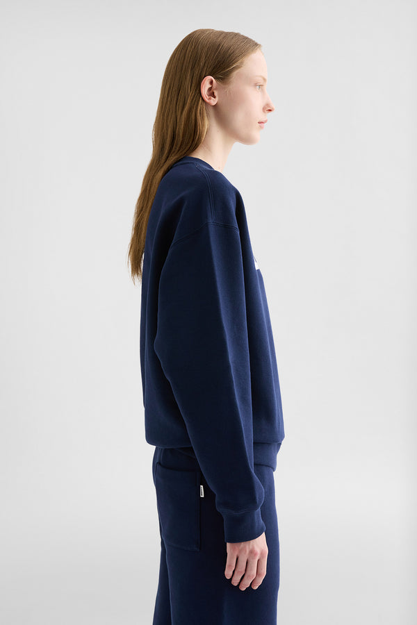 jil sander logo sweatshirt for women