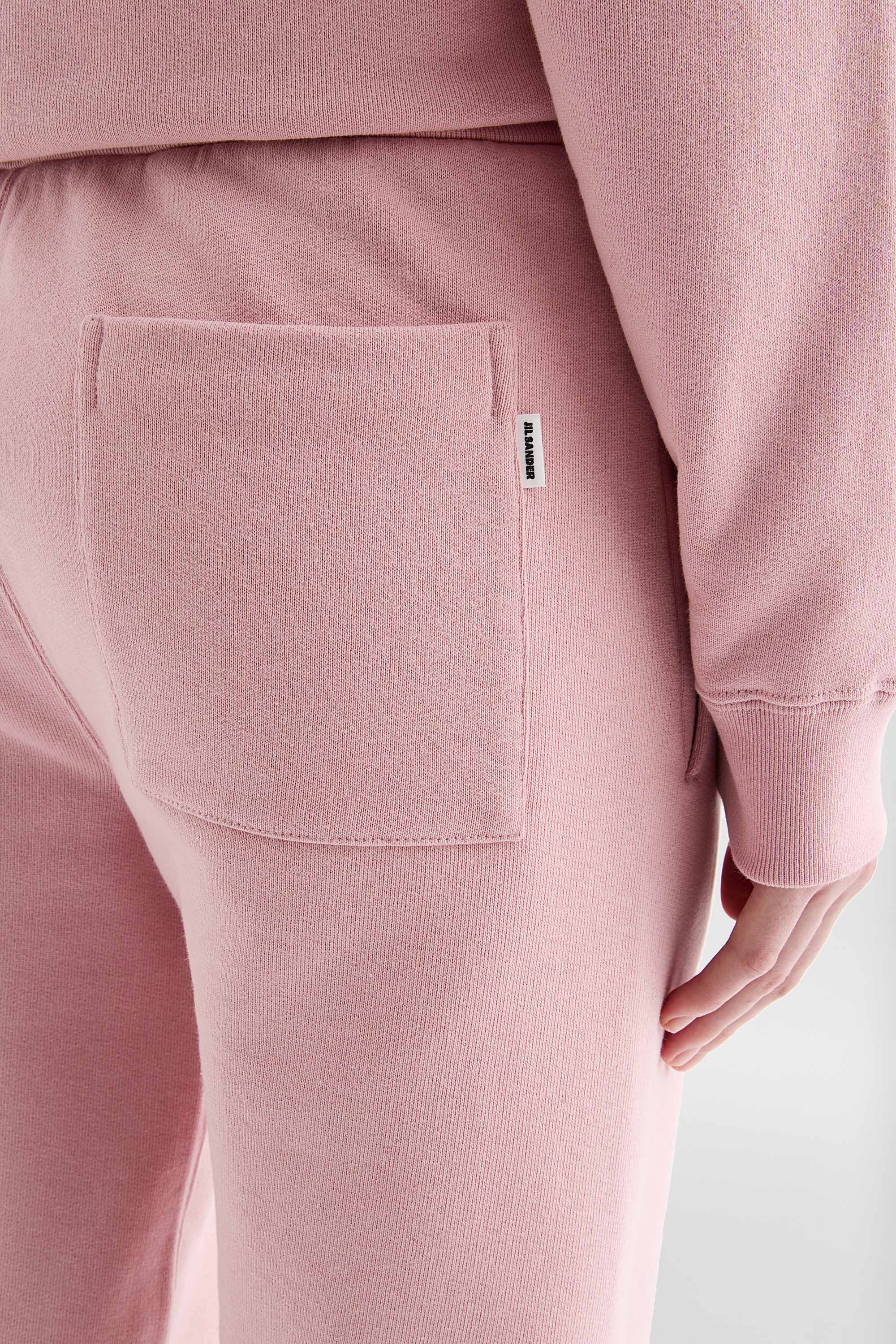 jil sander cotton terry sweatpants for women