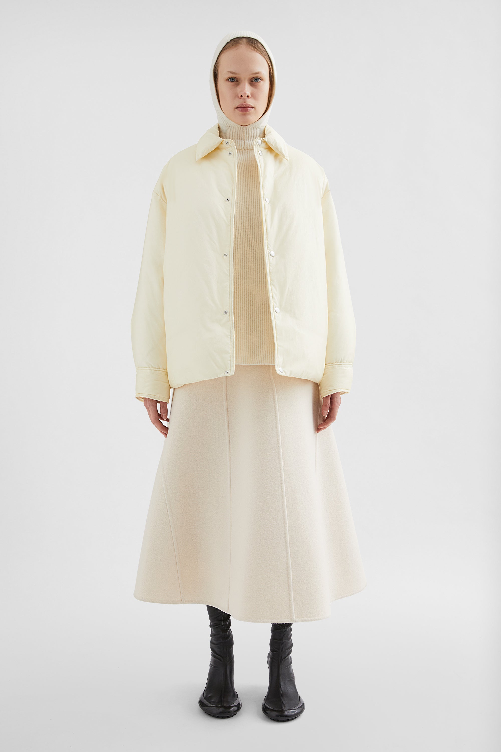 Moncler + Jil Sander Wool Skirt