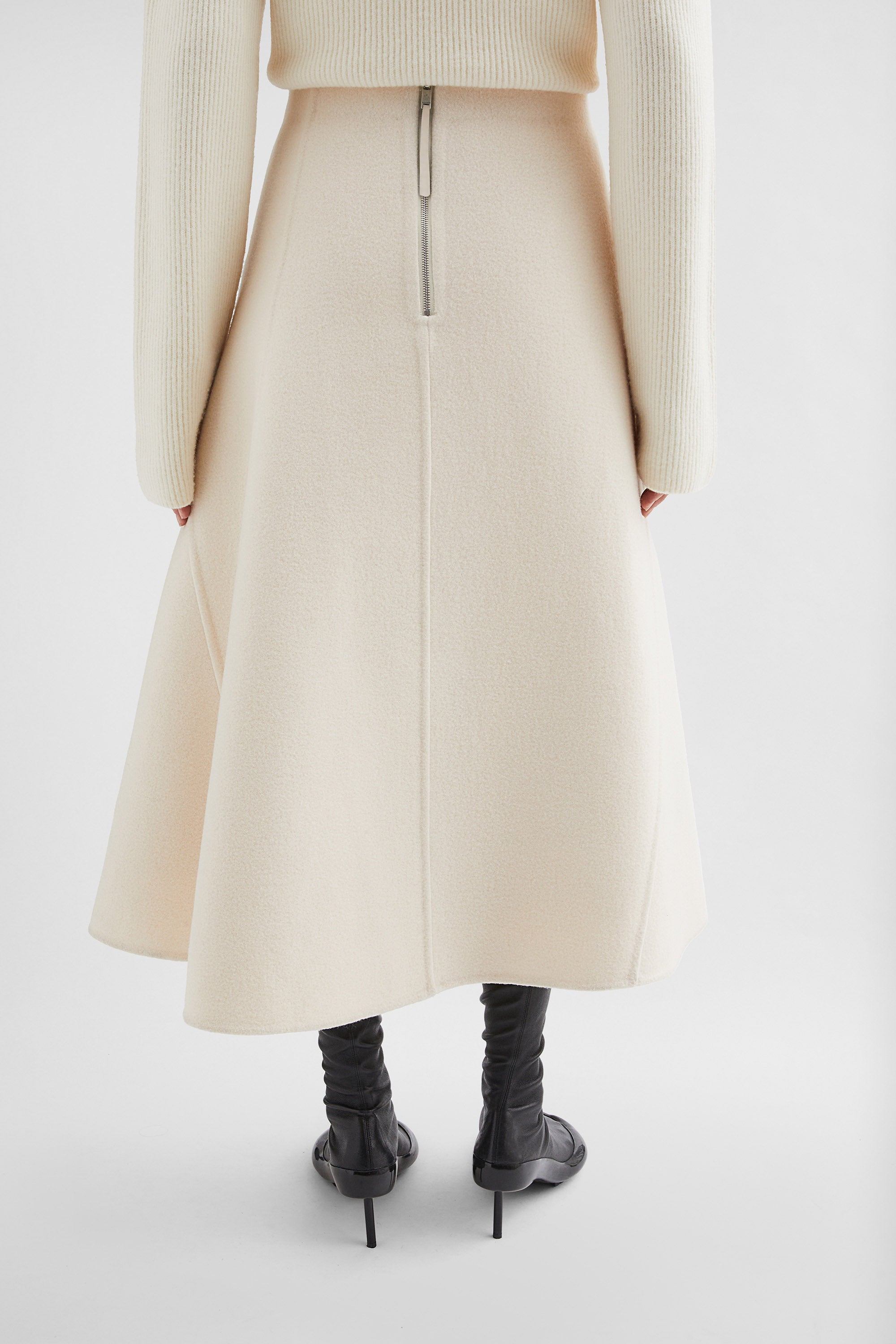 Moncler + Jil Sander Wool Skirt