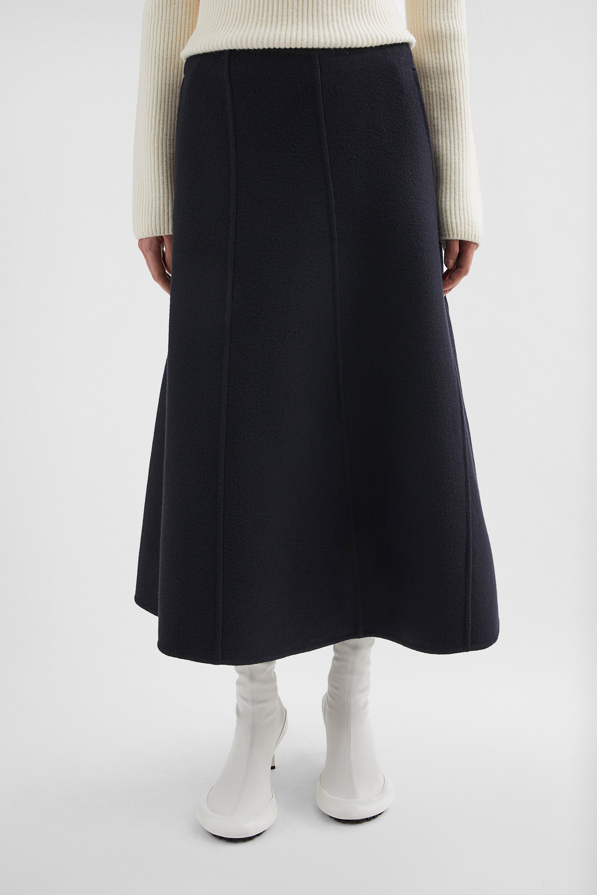 Moncler + Jil Sander Wool Skirt