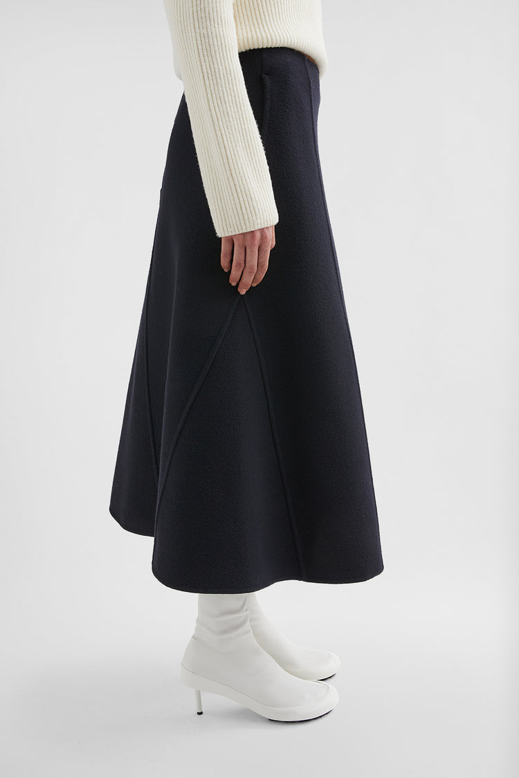 Moncler + Jil Sander Wool Skirt
