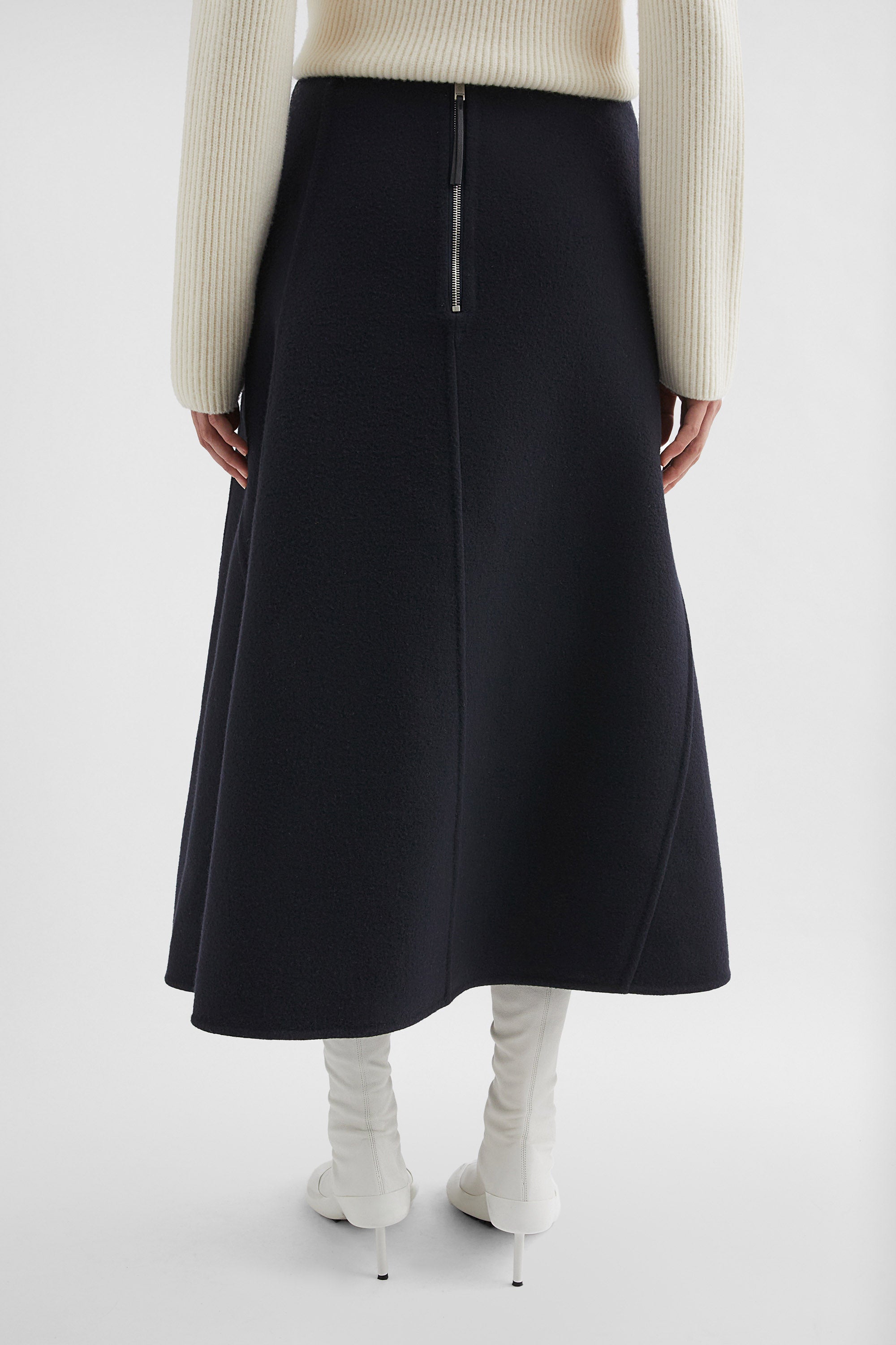 Moncler + Jil Sander Wool Skirt