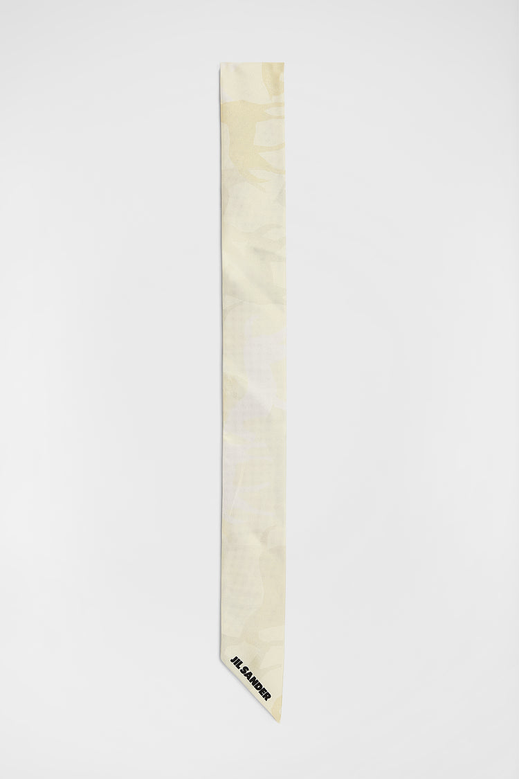 Horse Printed Silk Twilly