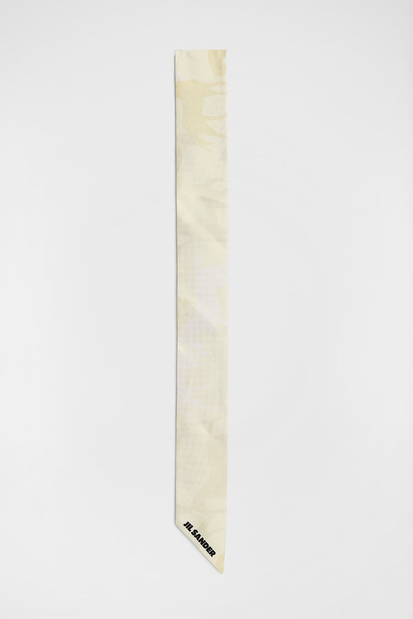 Horse Printed Silk Twilly