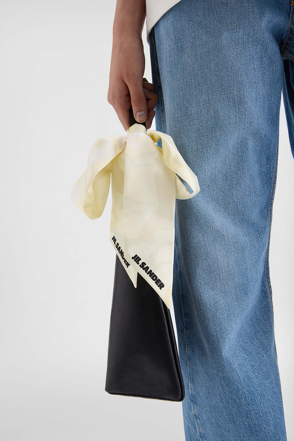 jil sander horse printed silk twilly for women and men