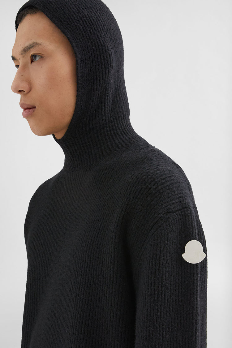 Moncler + Jil Sander Wool Hooded Sweater