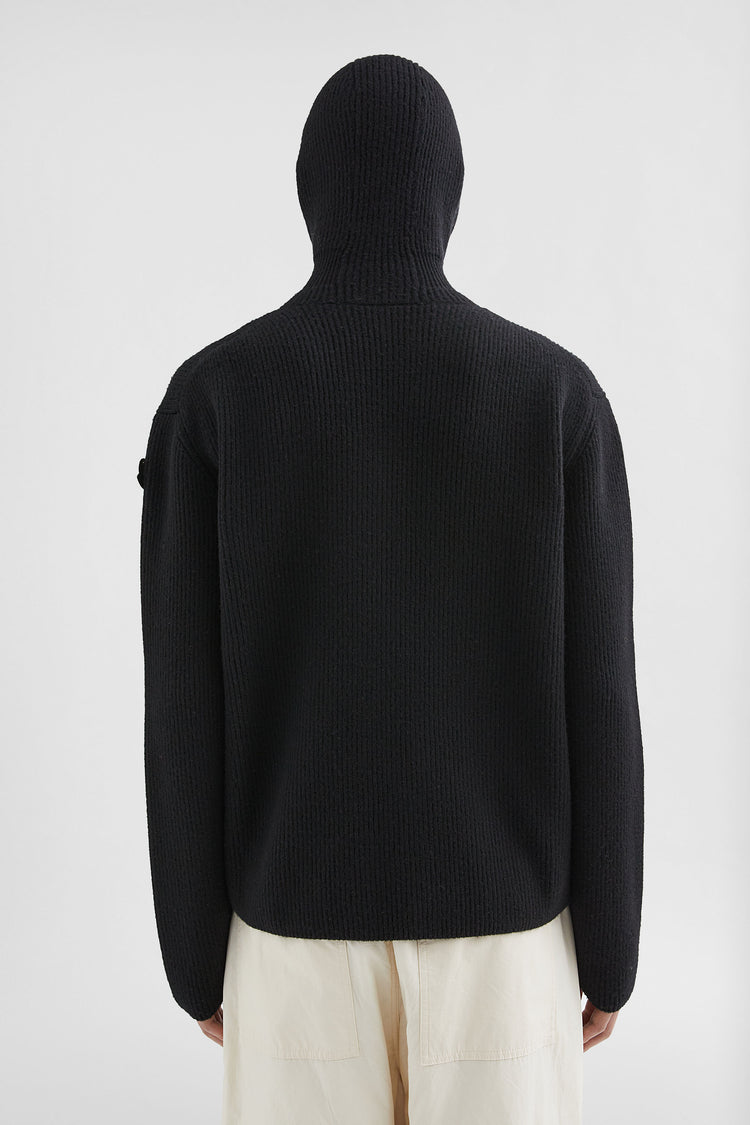Moncler + Jil Sander Wool Hooded Sweater
