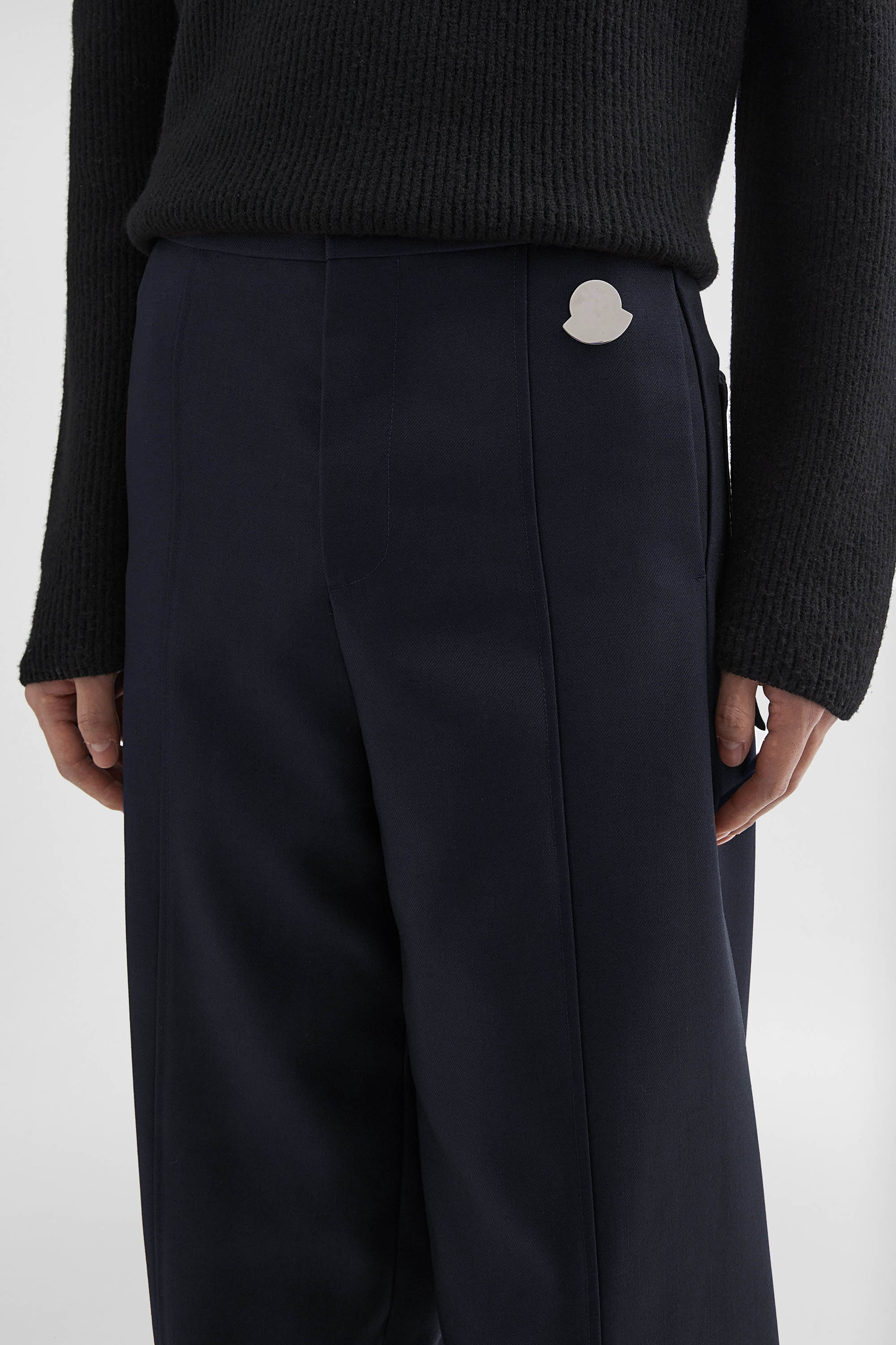 jil sander moncler + jil sander wool gabardine tailored trousers for men