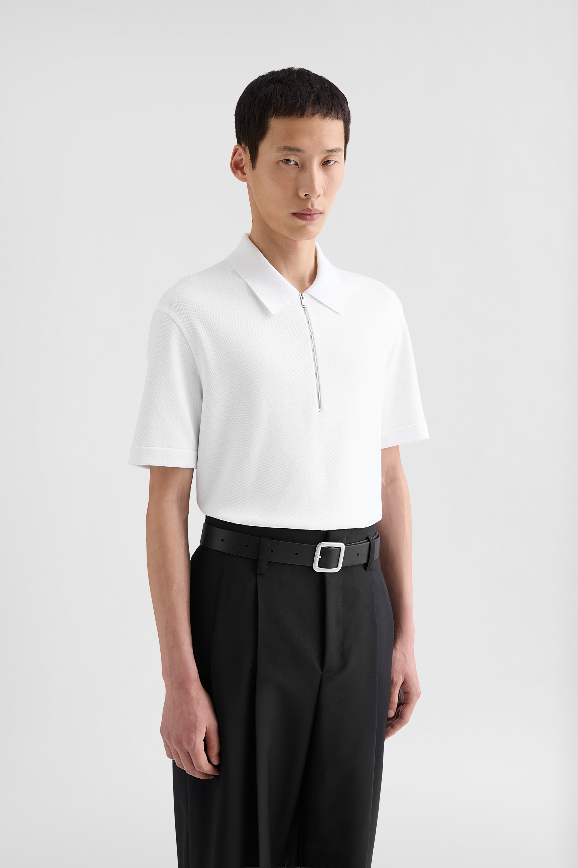 jil sander cotton piquet polo t-shirt for men