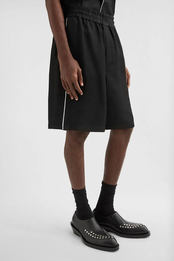 jil sander fluid viscose shorts for men