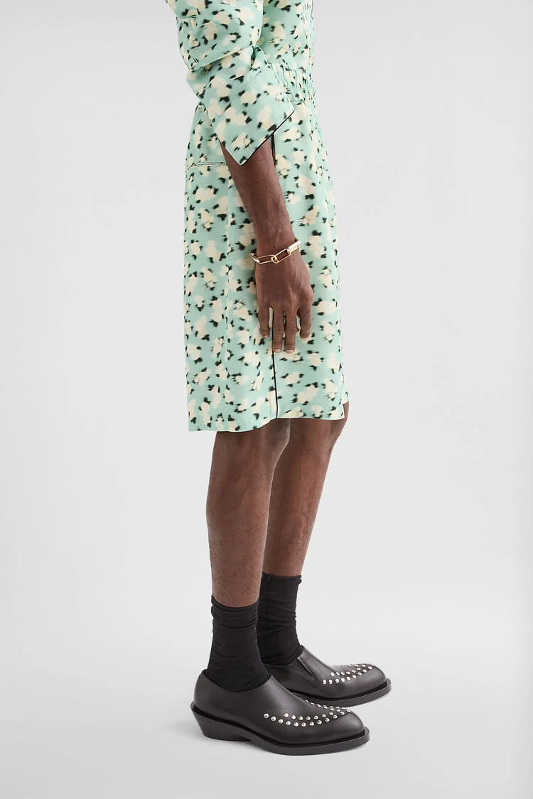 Fluid Viscose Printed Shorts